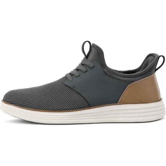 ⚡VILOCY Men's Army Green Fashion Dress Oxfords Business Mesh Breathable Sneakers - Picture 5 of 9